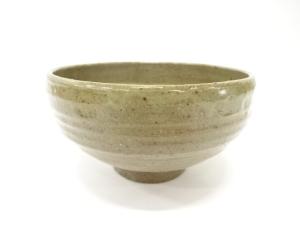 作家物　灰釉　茶碗(保護箱付)